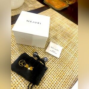 Mejuri gold plated heart charms